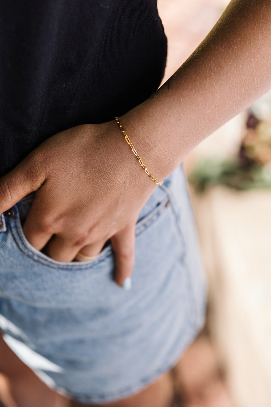 Gold Link Bracelet