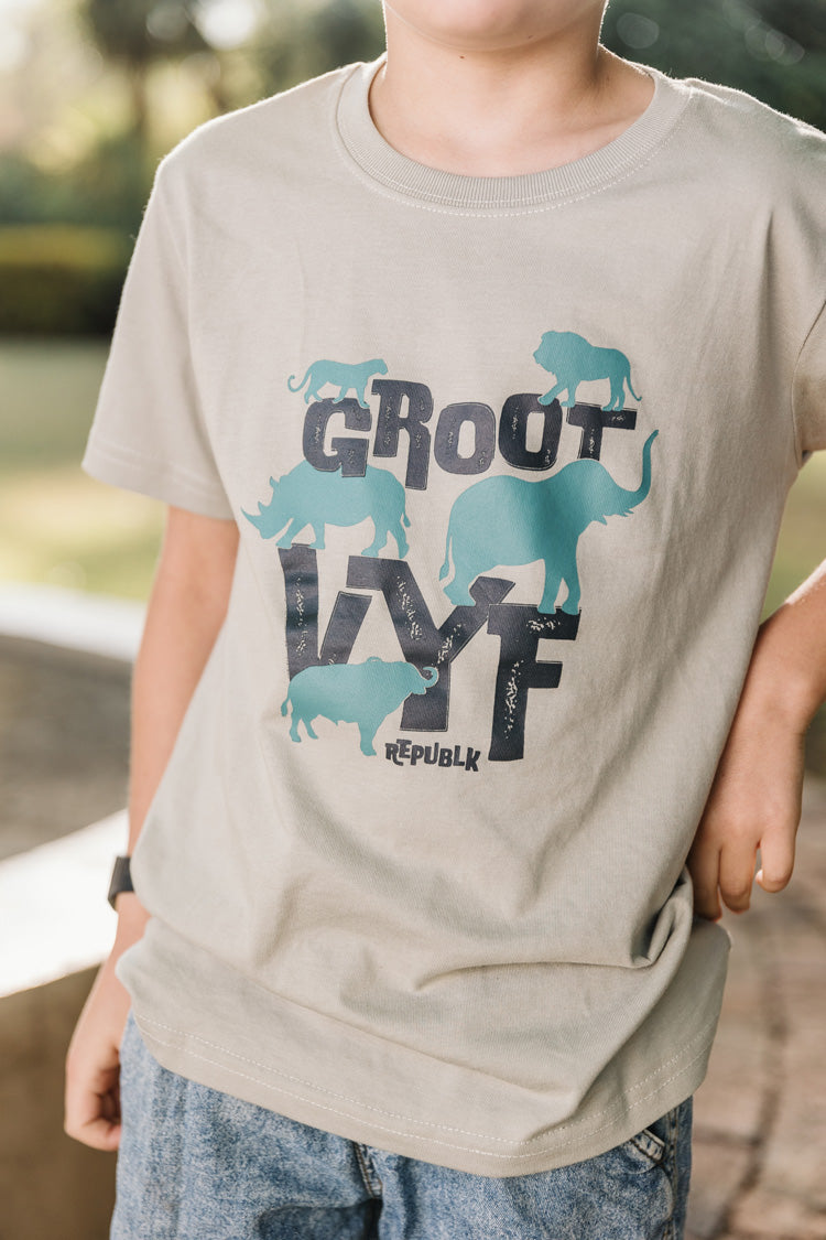 Groot Vyf T-shirt - Stone (Kids)