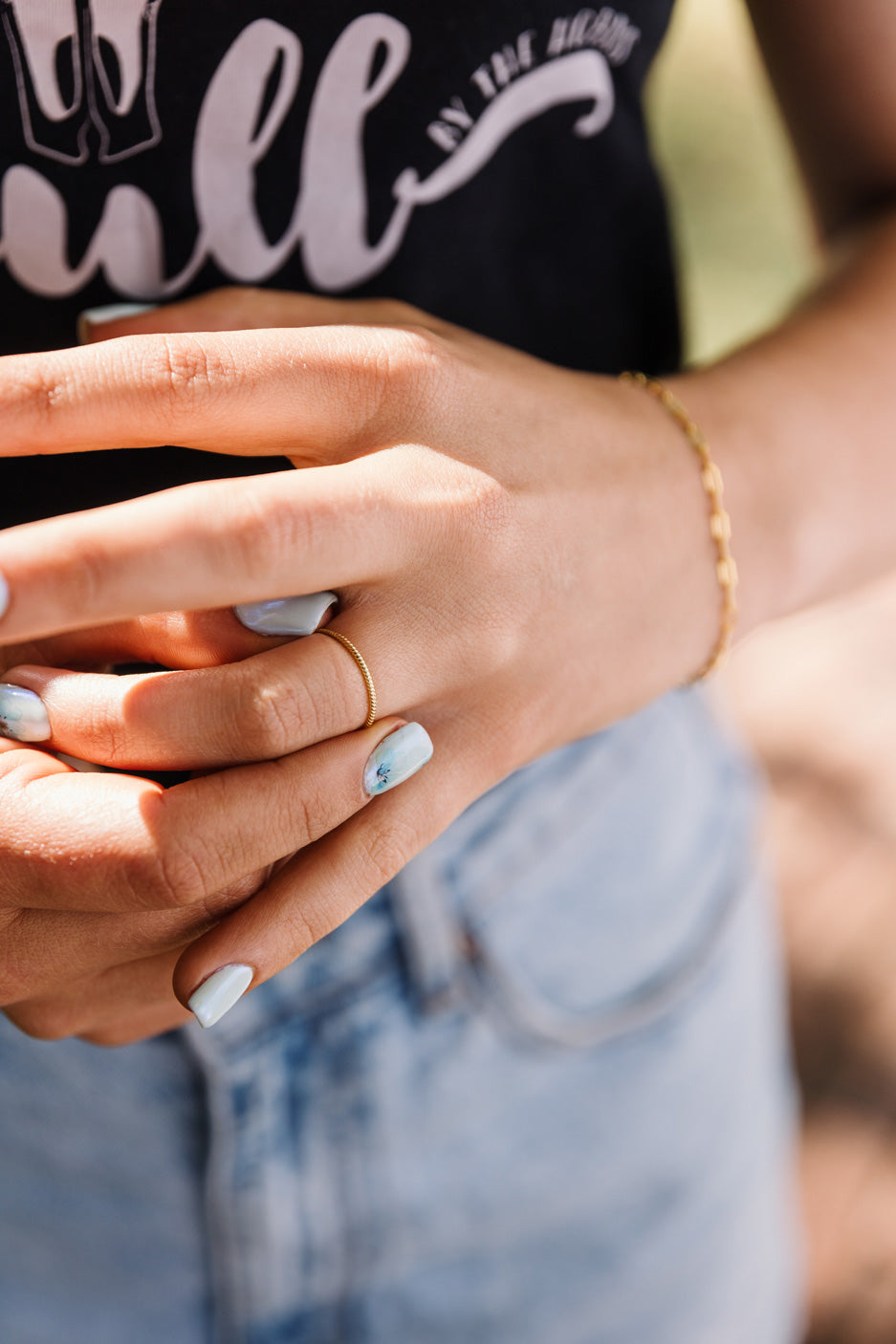 Gold Twisted Band